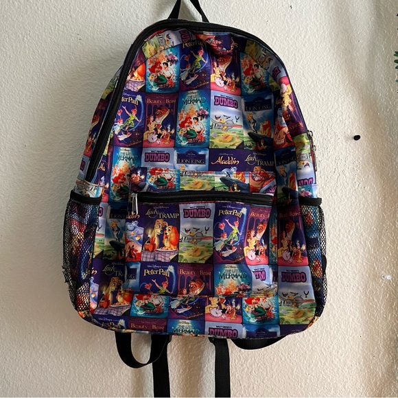 Disney Bags Disney Vhs Movie Poster Backpack Poshmark